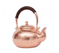 Colcolo Copper Kettle Tea Kettle Water Boiler Hammered Construction with Curved Handle for Smooth Pouring Suitable for Home Kitchen routines Shared Quiet Evenings