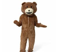 Colcolo Costume Animal Character Full-Body Outfit Soft Furry Suit Front Zipper Closure Polyester Suitable for Promotional Events Stage Performances, M