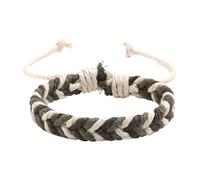 Colcolo Couple Bracelet Men Women Gift Trendy Ethnic Handwoven Braided Rope for Engagement Thanksgiving Wedding Travel Student