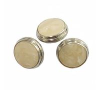 Colcolo Cover Replacement Set Brass Accessory Maintenance Part Repair Component Copper Build Suitable for Instrument Owners Home Practice Routine Service, Finger Button 3PK
