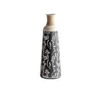 Colcolo Decorative Vase with Floral Pattern Rustic Tall Slender Vase Freestanding for Floor Corners, style to 6