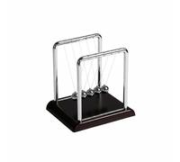 Colcolo Desktop Pendulum Sculpture Balance Toy Motion Gadget Physics Ornament Manual Swing Mechanism Unique Swinging Art Suitable for creative modern interiors study tables, Medium Square Newton