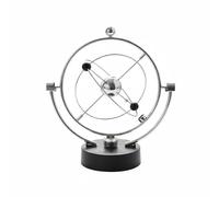 Colcolo Desktop Pendulum Sculpture Balance Toy Motion Gadget Physics Ornament Manual Swing Mechanism Unique Swinging Art Suitable for creative modern interiors study tables, L 30min Galaxy Chaos