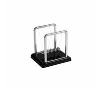 Colcolo Desktop Pendulum Sculpture Balance Toy Motion Gadget Physics Ornament Manual Swing Mechanism Unique Swinging Art Suitable for creative modern interiors study tables, Small Square Newton