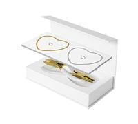 Colcolo DIY Bracelet Set with Permanent Buckles, Adjustable 925 Silver Bracelet, Unique Craft Ideas for Couples, Bracelets with Pliers for Weddings, Family Celebrations, Engagements, 1 Silver 1 Gold