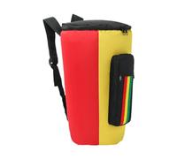 Colcolo Djembe Bag Carrying Case 8 inch Adjustable Shoulder Straps Thickened Trendy Sturdy Waterproof Backpack Hand Drum Storage Case