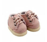 Colcolo Doll Footwear Miniature Shoes Boots With Lace And Cloth Construction For Authentic Finish Suitable for 1/6 BJD Dolls Creative Scene Building Gift Giving , Pink