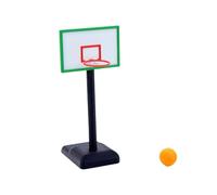Colcolo Dollhouse Miniature Basketball Hoop with Ball,Dollhouse Accessories,1/12 Scale Creative Realistic Mini for Photography Props