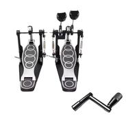 Colcolo Double Bass Drum Pedal Double Kick Drum Pedal Drummer Gifts Drum Practice Professional Drum Step on Beater Accessories