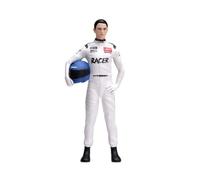 Colcolo Driver Miniature Figure Model Figurine Statue Resin Construction With Detailed Suit And Blue Helmet Accessory suitable for 1/18 scale dioramas model scenes shelf display