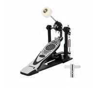 Colcolo Drum Pedal Single Bass Drum Pedal Metal Construction Chain Drive Stable Adjustable Response Wide Footboard Suitable for Practice Use
