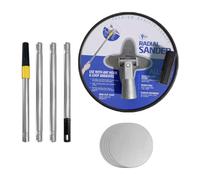 Colcolo Drywall Sander Wall Sander, 360 Degree Rotatable Head Convenient Polishing Sanding Tools, with 5 Sanding Sheets, Blue