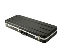 Colcolo Electric Bass Case Guitar Case Hard Shell Outer Velvet Interior Molded Body Contours Heavy Duty Latches Secure Closure Comfortable Handle Suitable for, Electric Guitar Case, Black, Black