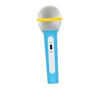 Colcolo Fake Prop Stage Mics Toy Simulation Model Activity Show Recording Pretend Singing for Birthday Party Halloween, Blue