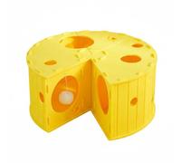 Colcolo Felt Cat Tunnel Bed Cat Tunnel Feline Play Tunnel Pet Activity Tunnel With Round Shape Multiple Cutout Doors And Felt Shell With Dangling Toy Suitable