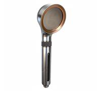 Colcolo Filtration Handheld Adjustable Stainless Steel Panel Renewing Function Easy Install Fixture Suitable for Home Shower, Grey Gold