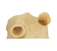 Colcolo Fish Tank Cave Shelter Decorations, Versatile Rest Hide Play, Supplies, Pond Betta Aquascape Accessory, Aquarium Hideout Cave, Yellow