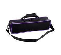 Colcolo Flute Case 16 Hole Flute Storage Bag Music Instruments Bag Versatile Lightweight 39.5x8.5x12cm/15.55x3.35x4.72inch Portable, Purple