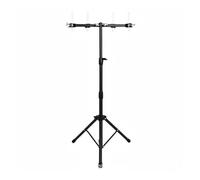 Colcolo Foldable Bell Stand Cowbell Holder Percussion Mount Reinforced Base Portable Carbon Steel Stable Adjustable Suitable for Drummers Rehearsal Live Setup