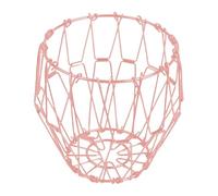 Colcolo Foldable Fruit Basket Storage Container Creative Stylish Elegant Desktop Sundries Organizer Storage Basket for Restaurant, Rose Gold