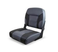 Colcolo Folding Boat Seat Marine Chair Deck Seat Chair With Cushioned Support Foldable Backrest PVC Leather Upholstery Standard Suitable for fishing boats, Pb-001 Wood Grain