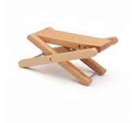 Colcolo Folding Footstool Guitar Stool Footrest Instrument Stand Pedal Beech Wood and Iron Adjustable Height Foldable Portable Stable Support Suitable for Beginners Practice Home Studio