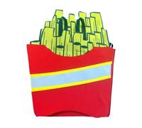 Colcolo French Fries Costume Fast Food Clothes Halloween Chips Costume for Themed Party, Adult