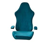 Colcolo Gaming Chair Covers - Velvet Polyester Stretchable Slipcovers for Computer Chair, Blue