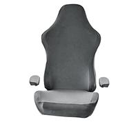Colcolo Gaming Chair Covers - Velvet Polyester Stretchable Slipcovers for Computer Chair, Dark Gray