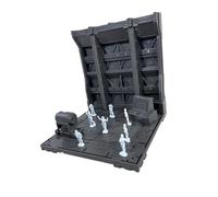 Colcolo Garage Battle Base Scene Diorama Base DIY Combination Action Figure Display Model for Game Charcters Robots Hobby Models, Style C