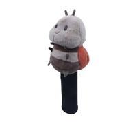 Colcolo Golf Head Covers, Plush Golf Club Headcover Animal Wood Driver Head Cover Replacement Sleeve Funny Fairway Wood Headcover Novelty Accessory Golfing Gifts for Men Women, Hybrid ladybug