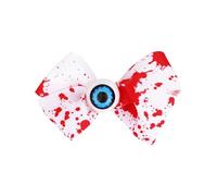 Colcolo Halloween Eyeball Bow Hair Clip Eyeball Headpiece Headwear Scary for All Ages Hair Slide for Women Girl Stage Show Photo Prop