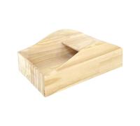 Colcolo Hamster Sand Bath Box,Wooden,Small Pet Bathroom,Small Animal Shower Hideout,Sand Bath Container for Chinchilla,Little Animal, L