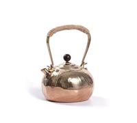 Colcolo Handcrafted Bronze Kettle Copper Tea Kettle Hammered Kettle Brass Teapot Rope Handle Antique Finish Tightly Lid Suitable, Bronze, Color to 6, Light Luxury Retro