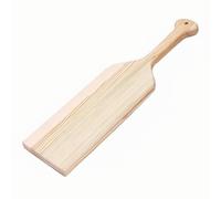 Colcolo Handcrafted Wooden Paddle Unfinished Sign Board Plaque with Rounded Handle for Painting Lettering Staining and DIY Design in Office Classroom Workshop, 45.7 X 11.5 X 1.2 Cm