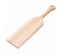 Colcolo Handcrafted Wooden Paddle Unfinished Sign Board Plaque with Rounded Handle for Painting Lettering Staining and DIY Design in Office Classroom Workshop, 38 X 9.5 X 1.2 Cm