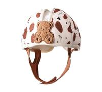Colcolo Helmet No Bumps Sponge Filling Adjustable Comfortable for Walking Crawling Protection Hat for 1 Year Old, Bear