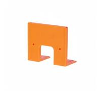 Colcolo Hinge Installation Aid Hinge Guide Door Spacer Cabinet Template Positioning Jig with 2mm Setback Backplate Suitable for Furniture Repair Cabinet Making Workshop Use, Orange, 1 PC