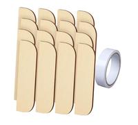 Colcolo Hinge Repair Wooden Plate Door Hole Cover Plate Sturdy Accessories Direct Replace Kitchen Cabinet Hinge Cabinet Door Blank, Round Corner, 16 Piece