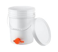 Colcolo Honey Pail Honey Bucket 20 L Barrel Lightweight Soybean Oil Bucket Multipurpose Portable Dispenser Beekeeper Harvesting Tool