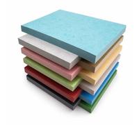 Colcolo Imitation Leather Grain Paper Card Cover Sheets Printing Textured Craft Paper Wood Pulp Material 230g Thickness Suitable for Office Projects presentations Creative endeavors, Orange Red