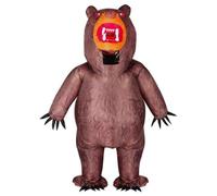 Colcolo Inflatable Frog Costume Full Coverage Inflatable Bodysuit Animal Outfit With Seamless Design Built In Foot Covers And Open Mouth Detail Polyester, 120-150cm, Bear
