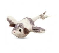 Colcolo Interactive Feline Toy Flying Squirrel With Simulated Sound Rustling Ears Usb C Rechargeable Soft Exterior Suitable for indoor play activity curiosity building, Spotted Flying Squirrel