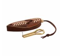 Colcolo Jew's Harp Folk Instrument Mouth Harp Jaw Harp Music Device With Brass Frame Delivering Clear and Rich Overtones With Carry Case suitable for throat singing ethnic performance practice