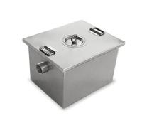 Colcolo Kitchen Oil Separator Collector with Sturdy and Under for Busy Service Lines Suitable for Commercial Kitchens Restaurants Food Trucks Catering Operations, 360 200 210 Mm