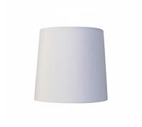 Colcolo Lampshade Drum Shade Tapered Cover E27 Shade with 4cm Inner Diameter Warm Light Soften Cloth Body Clean Design Suitable for Living Room Bedroom Dorm Home Office, White