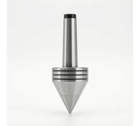 Colcolo Lathe Tailstock Center MT2 Revolving Center Accessory with Bearing Smooth Rotation Steel Taper Shank Stable Support Suitable for DIY Turning Garage