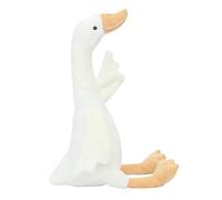 Colcolo Lovely Plush Toy Soft Doll PP Cotton Filling Figures Stuffed Animal Goose for Party Favors Living Room Home Ornament Decoration, 15.75inch, White