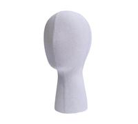 Colcolo Mannequin Head Model Wig Display Holder, Hat Rack, Home Decor Hat Display Stand Wig Head for Glasses Wig Making Display Hats, Linen