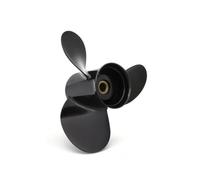 Colcolo Marine Engine Propeller Aluminum Alloy Outboard Propeller Boat Propeller Three Blade Marine Prop Secure Fit Reliable Power Transfer With Splined Hub, 13x19